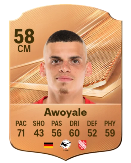 Awoyale 58 Bronze CM FC 27 card