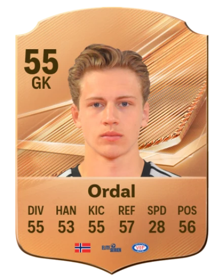 Ordal 55 Bronze GK FC 27 card