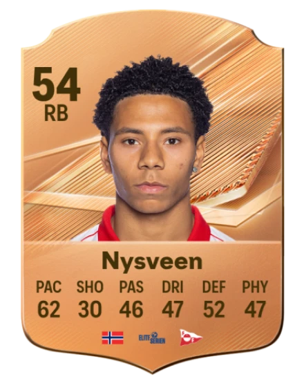 Nysveen 54 Bronze RB FC 27 card