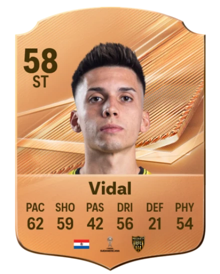Vidal 58 Bronze ST FC 27 card