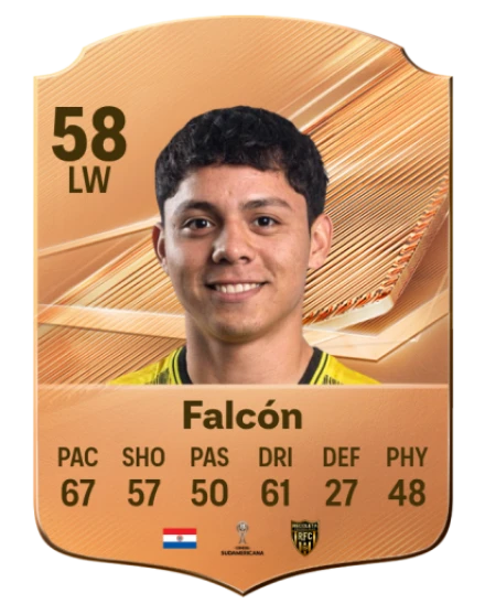 Falcón 58 Bronze LW FC 27 card