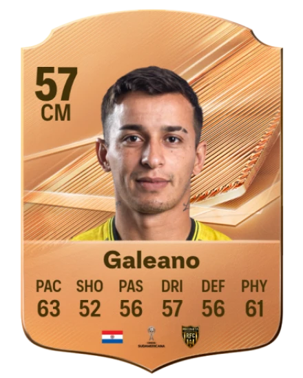 Galeano 57 Bronze CM FC 27 card