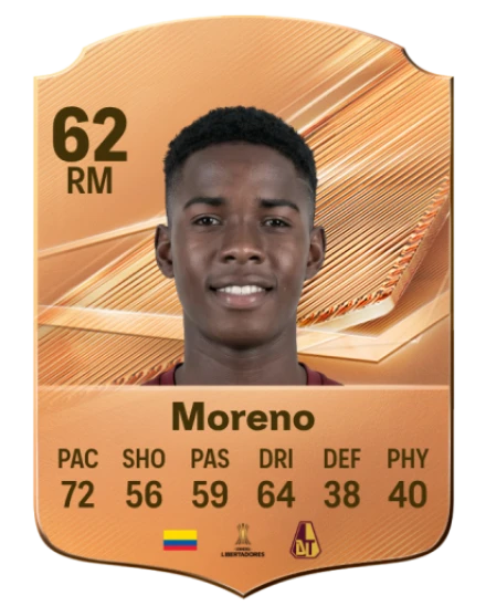 Moreno 62 Common RM FC 26 card