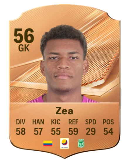 Zea 56 Bronze GK FC 27 card
