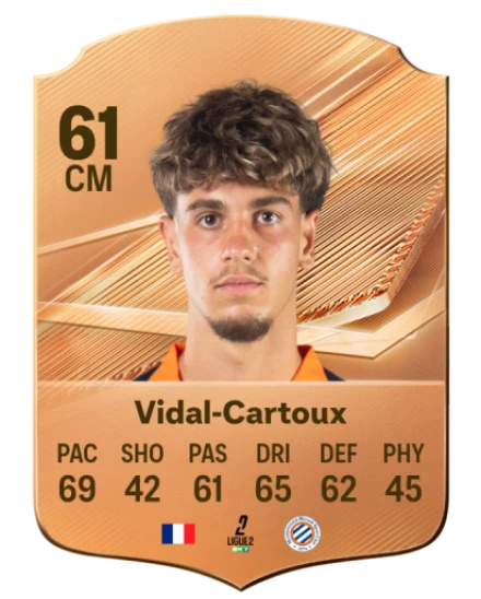 Vidal-Cartoux 61 Bronze CM FC 27 card