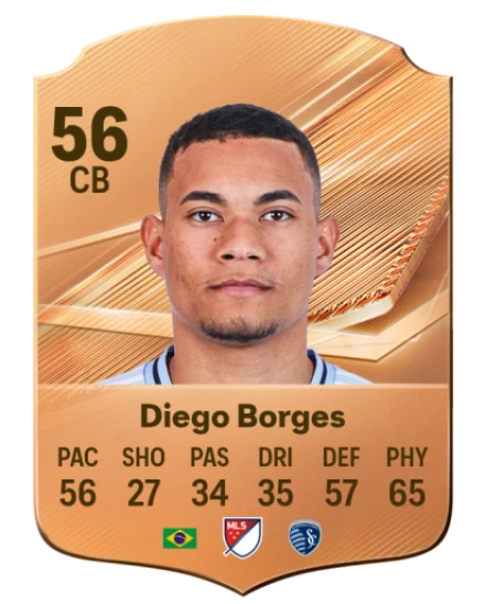 Diego Borges 56 Bronze CB FC 27 card