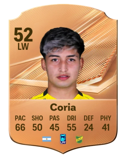 Coria 52 Bronze LW FC 27 card