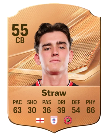 Straw 55 Bronze CB FC 27 card