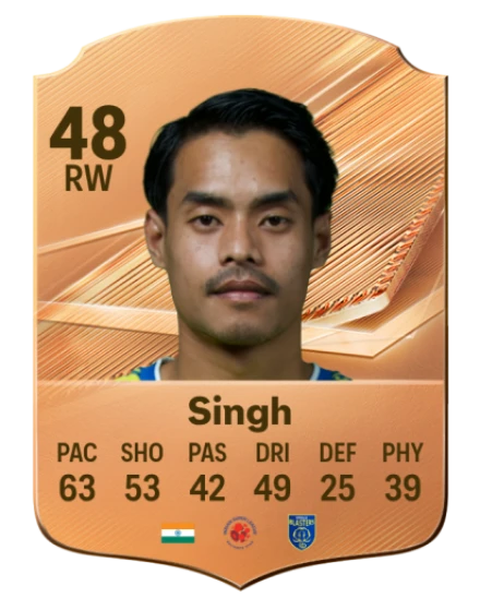 Singh 48 Bronze RW FC 27 card