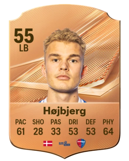 Højbjerg 55 Bronze LB FC 27 card