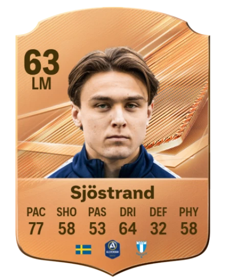 Sjöstrand 63 Bronze LM FC 27 card