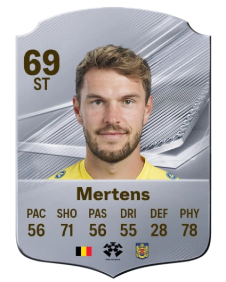 Mertens 69 Common ST FC 26 card
