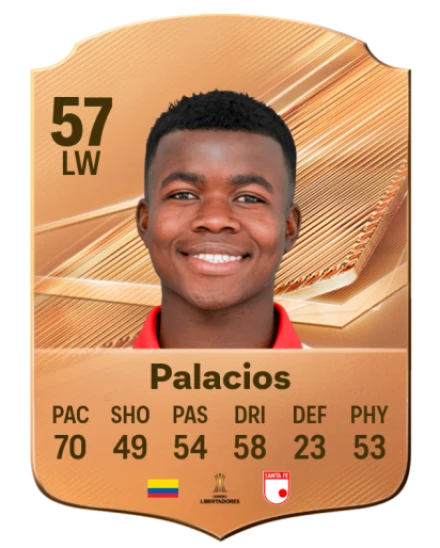 Palacios 57 Common LW FC 26 card
