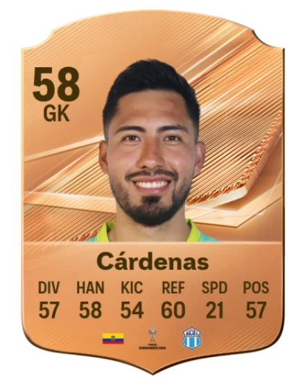 Cárdenas 58 Bronze GK FC 27 card