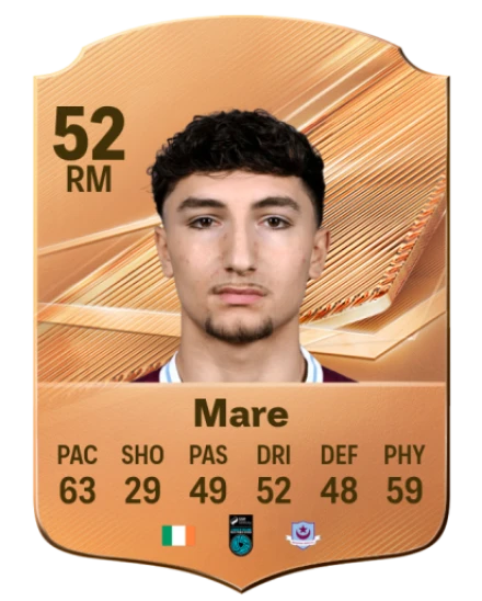 Mare 52 Bronze RM FC 27 card