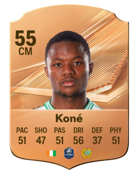 Koné 55 Bronze CM FC 27 card