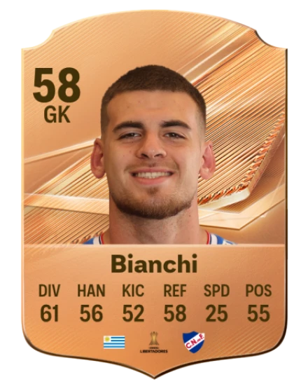 Bianchi 58 Bronze GK FC 27 card