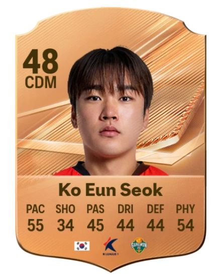 Ko Eun Seok 48 Bronze CDM FC 27 card