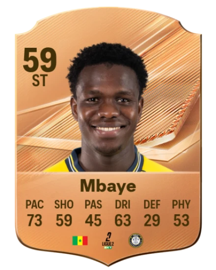 Mbaye 59 Bronze ST FC 27 card