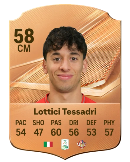 Lottici Tessadri 58 Bronze CM FC 27 card