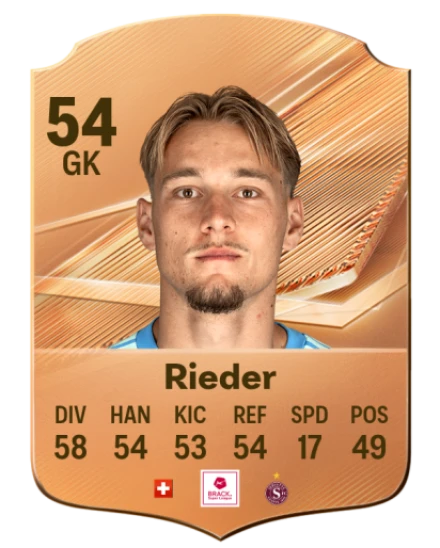 Rieder 54 Bronze GK FC 27 card