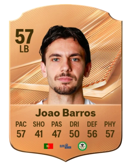 Joao Barros 57 Bronze LB FC 27 card