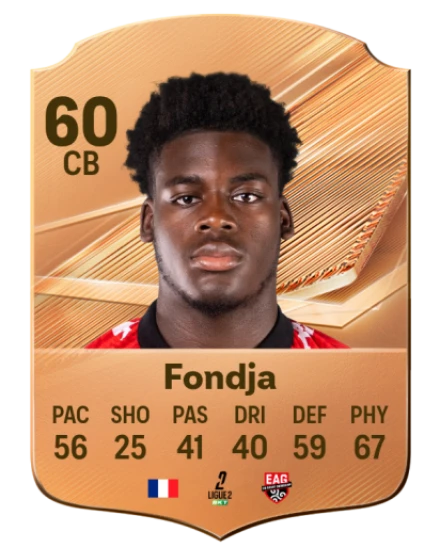 Fondja 60 Bronze CB FC 27 card