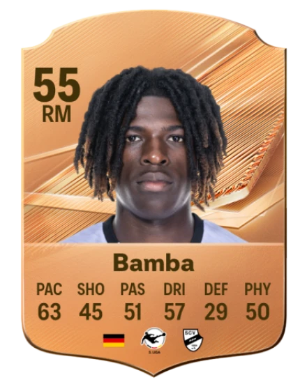 Bamba 55 Bronze RM FC 27 card