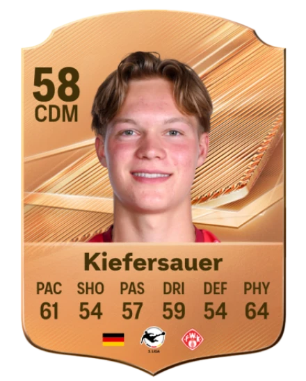 Kiefersauer 58 Bronze CDM FC 27 card