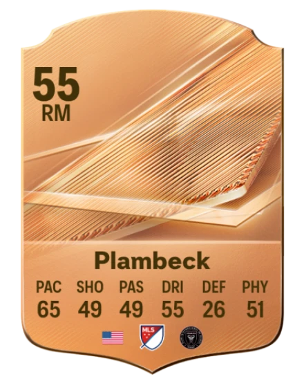 Plambeck 55 Bronze RM FC 27 card