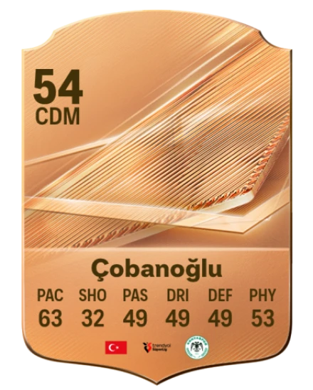 Çobanoğlu 54 Bronze CDM FC 27 card