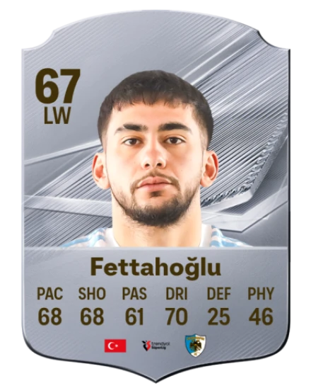 Fettahoğlu 67 Silver LW FC 27 card