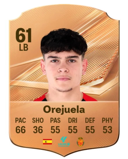 Orejuela 61 Bronze LB FC 27 card