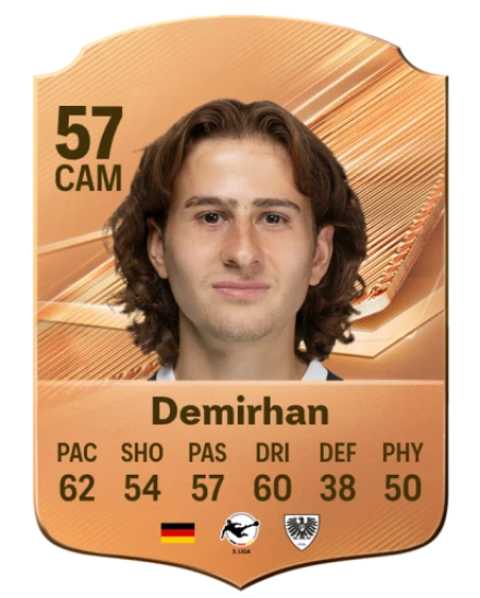 Demirhan 57 Bronze CAM FC 27 card