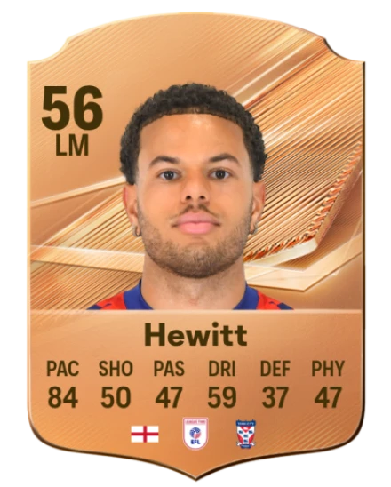Hewitt 56 Bronze LM FC 27 card
