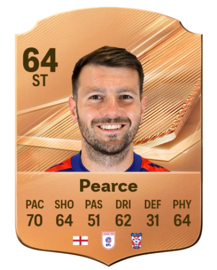 Pearce 64 Common ST FC 26 card