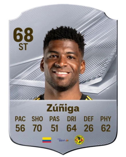 Zúñiga 68 Common ST FC 26 card