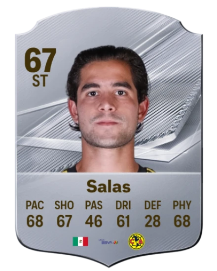 Salas 67 Rare ST FC 26 card