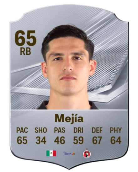 Mejía 65 Silver RB FC 27 card