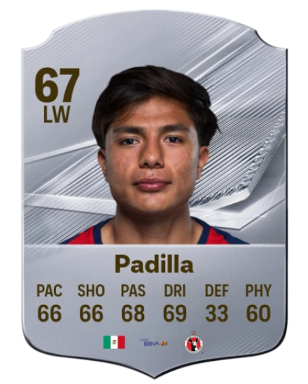 Padilla 67 Silver LW FC 27 card