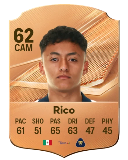 Rico 62 Bronze CAM FC 27 card