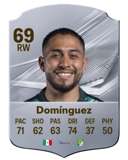 Domínguez 69 Common RW FC 26 card
