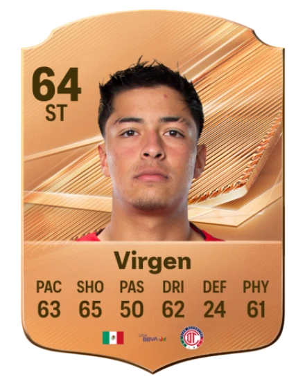 Virgen 64 Bronze ST FC 27 card