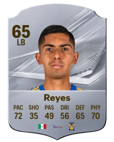 Reyes 65 Silver LB FC 27 card