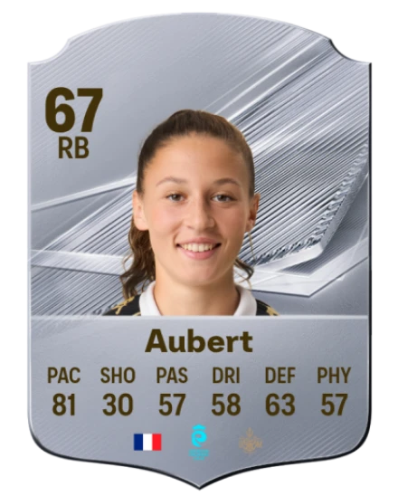 Aubert 67 Rare RB FC 26 card