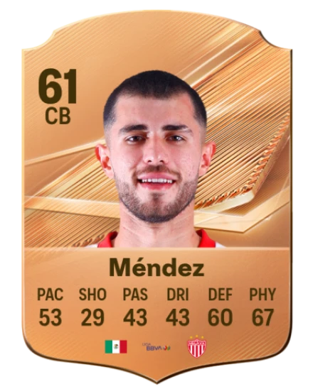 Méndez 61 Bronze CB FC 27 card