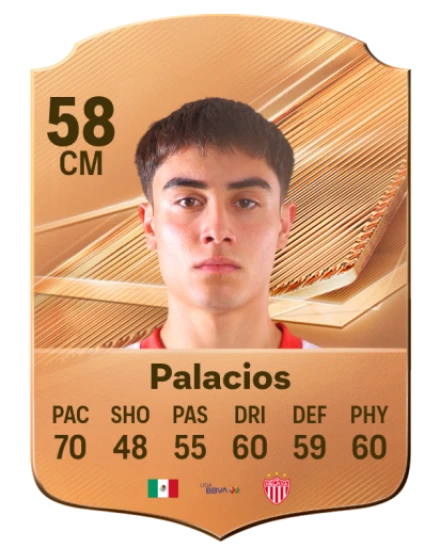 Palacios 58 Bronze CM FC 27 card