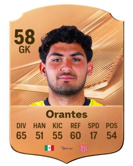 Orantes 58 Bronze GK FC 27 card