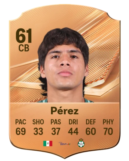Pérez 61 Bronze CB FC 27 card