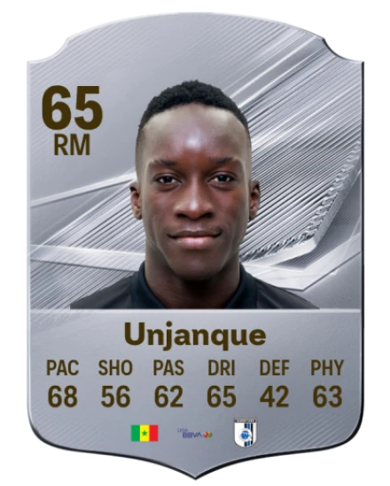 Unjanque 65 Silver RM FC 27 card